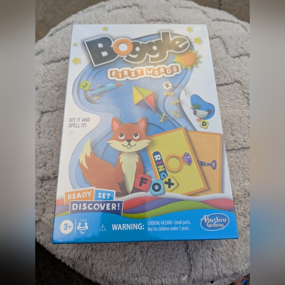 NWT Boggle First Words Game Ages 3+
